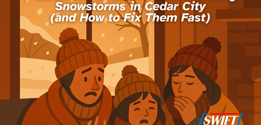 furnace repair Cedar City during snowstorm cold air issue