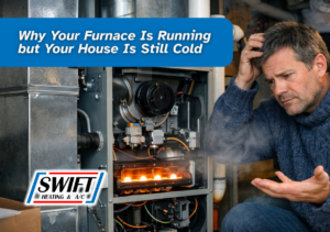 furnace running but not heating in winter home