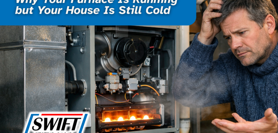 furnace running but not heating in winter home