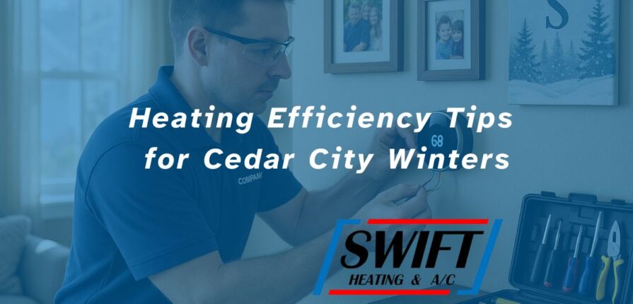 heating efficiency tips for Cedar City winter furnace inspection